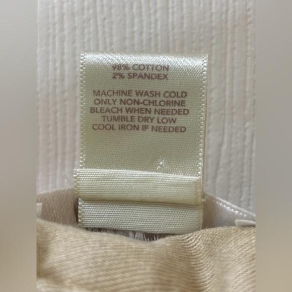 LOFT Women’s Tan Stretch Cotton Straight Leg Cargo Pants Size 12 Utility Grunge - Picture 8 of 10